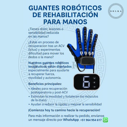 Guante robótico para rehabilitación