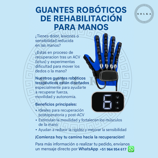 Guante robótico para rehabilitación